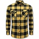 Lumberjack Bluse - Flanellhemd Herren - Gelb
