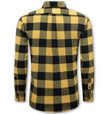 LF Lumberjack Bluse - Flanellhemd Herren - Gelb