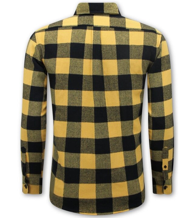 LF Lumberjack Bluse - Flanellhemd Herren - Gelb
