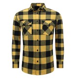 LF Lumberjack Bluse - Flanellhemd Herren - Gelb