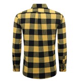 LF Lumberjack Bluse - Flanellhemd Herren - Gelb
