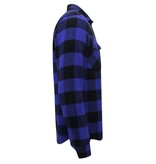 LF Flanellhemd Herren - Holzfällerbluse Herren - Blau