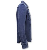 LF Jeansbluse Herren – Jeanshemd – Blau