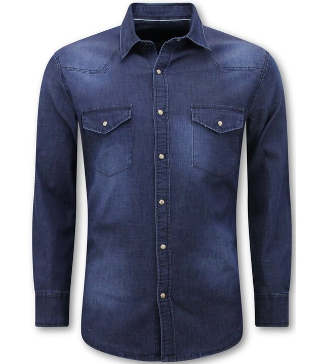 LF Jeanshemd Herren - Jeanshemd - Blau