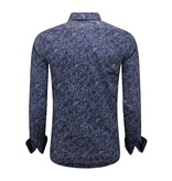 LF Slim-Fit-Hemd für Herren – Langarmbluse – Grau
