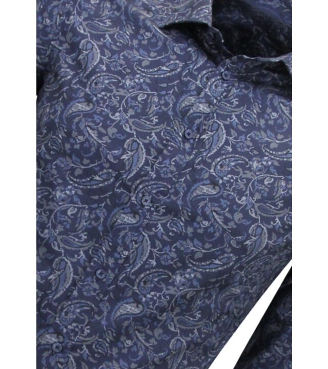LF Slim-Fit-Hemd für Herren – Langarmbluse – Grau