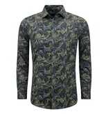 LF Hemden für Herren – Herrenbluse mit langen Ärmeln – Grün