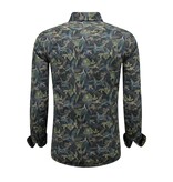 LF Hemden für Herren – Herrenbluse mit langen Ärmeln – Grün