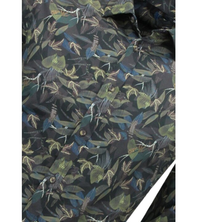 LF Hemden für Herren – Herrenbluse mit langen Ärmeln – Grün