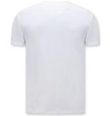 LF Herren-T-Shirt Weiß mit Rundhalsausschnitt