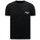 Schwarze T-Shirts für Herren – Rundhalsausschnitt