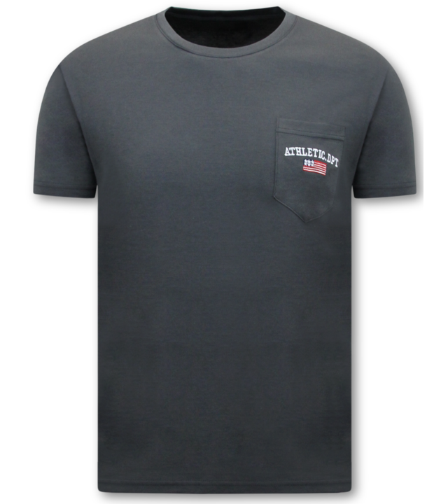 LF T-Shirt Herren - Rundhalsausschnitt - Grau