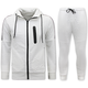 ICON Trainingsanzug Herren – Jogginganzug Herren Erwachsene – 11031 – Weiß