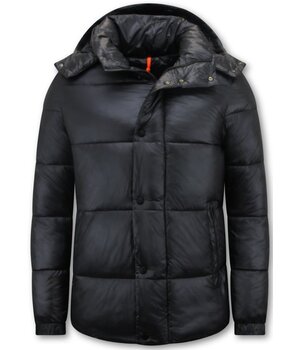 LF Pufferjacke Herren - Jacken Herren Winter - 8055 - Schwarz