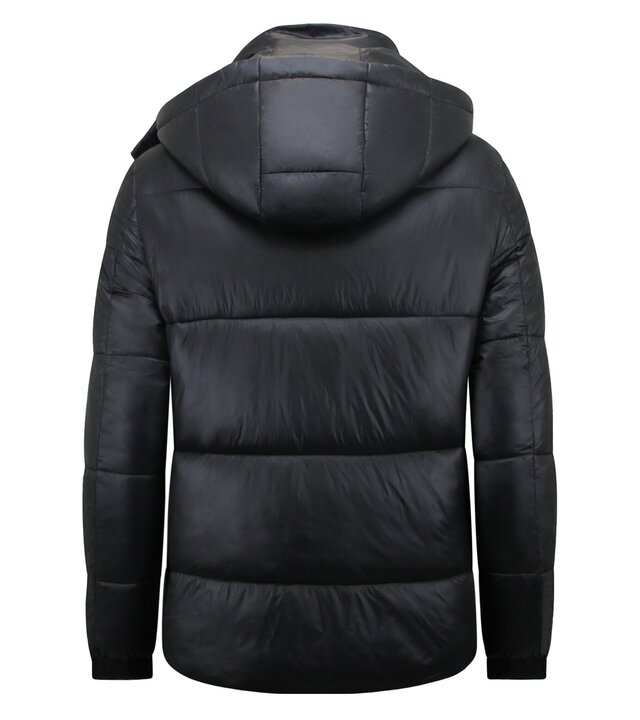 LF Pufferjacke Herren - Jacken Herren Winter - 8055 - Schwarz