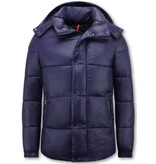 LF Pufferjacke - Winterjacken Herren Wasserdicht - 8055 - Dunkelblau