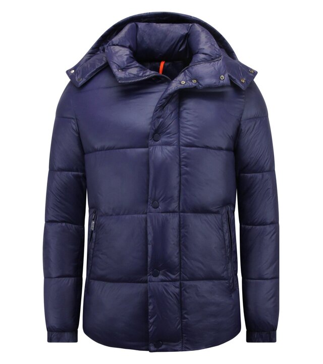 LF Pufferjacke - Winterjacken Herren Wasserdicht - 8055 - Dunkelblau