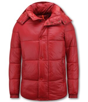 LF Pufferjacke – Herren-Winterjacken für Erwachsene – 8055 – Rot