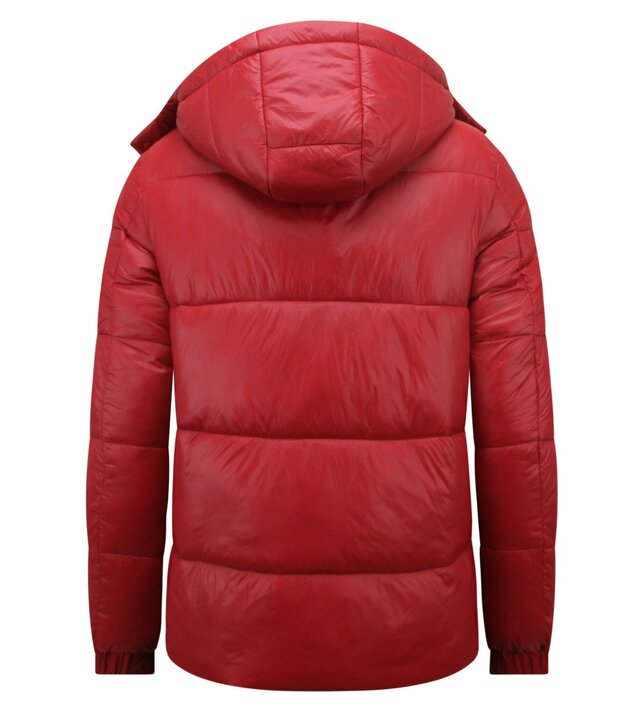 LF Pufferjacke – Herren-Winterjacken für Erwachsene – 8055 – Rot