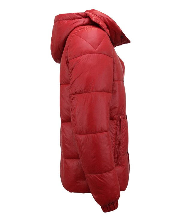 LF Pufferjacke – Herren-Winterjacken für Erwachsene – 8055 – Rot