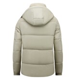 LF Pufferjacke – Winter-Kapuzenjacken für Herren – 8055 – Beige