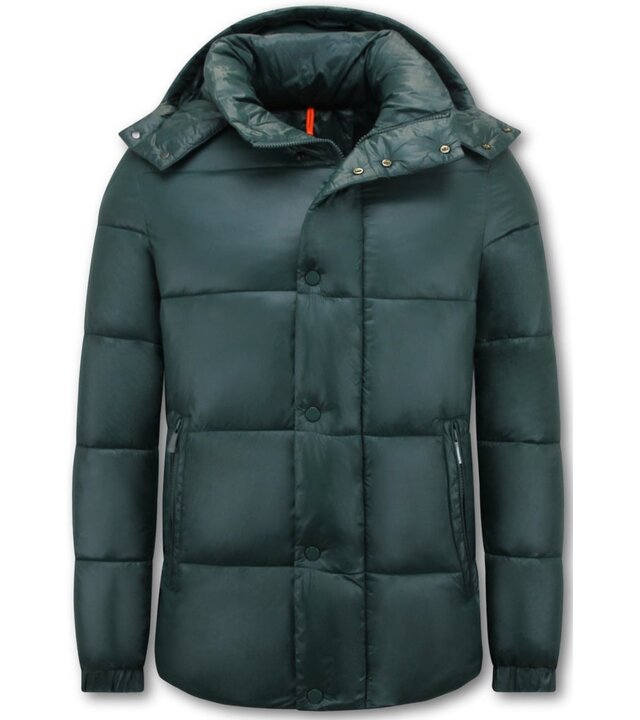 LF Pufferjacke – Winter-Kapuzenjacken für Herren – 8055 – Grün