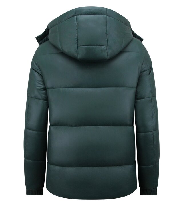LF Pufferjacke – Winter-Kapuzenjacken für Herren – 8055 – Grün