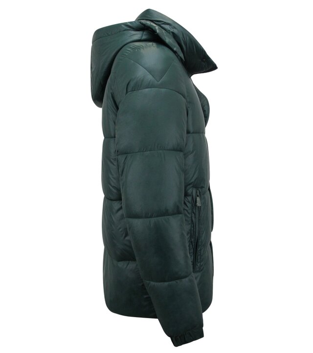 LF Pufferjacke – Winter-Kapuzenjacken für Herren – 8055 – Grün