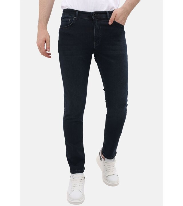Mario Morato Jeans Herren Erwachsene – Herren Jeans Regular Fit Stretch – MM-R-14 – Dunkelblau