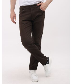 Mario Morato Regular Stretch Jeans – Herrenjeans – MM-R-03 – Braun
