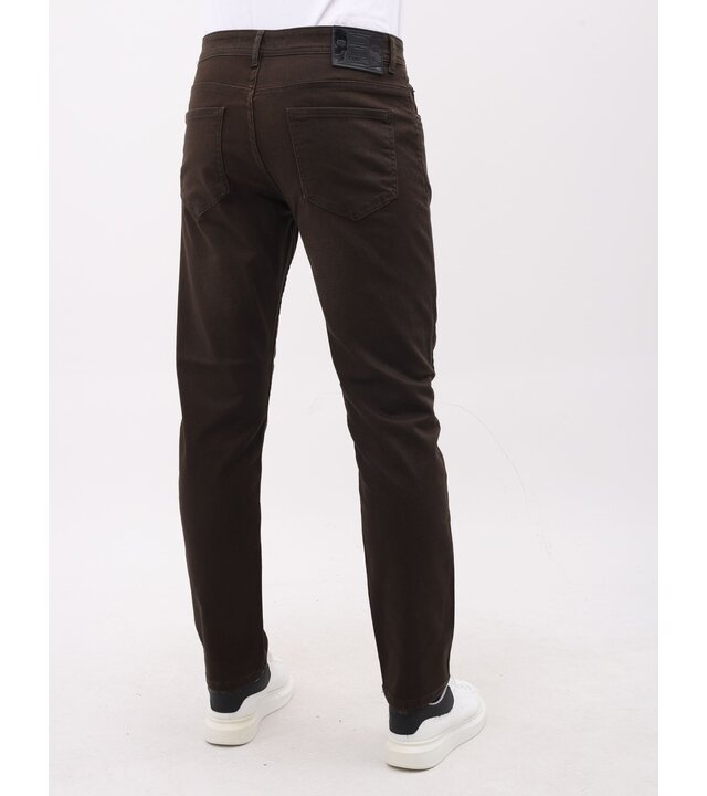 Mario Morato Regular Stretch Jeans – Herrenjeans – MM-R-03 – Braun
