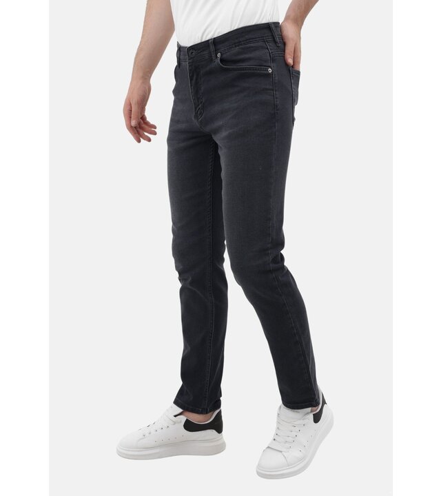 Mario Morato Herrenjeans mit Gummizug – Regular Fit – MM-R-11 – Grau