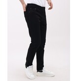 Mario Morato Ordentliche schwarze Herrenjeans – Regular Fit Stretch – MM-R-01 – Schwarz