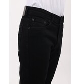 Mario Morato Ordentliche schwarze Herrenjeans – Regular Fit Stretch – MM-R-01 – Schwarz