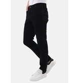Mario Morato Ordentliche schwarze Herrenjeans – Regular Fit Stretch – MM-R-01 – Schwarz