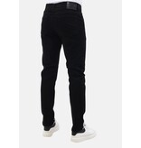 Mario Morato Ordentliche schwarze Herrenjeans – Regular Fit Stretch – MM-R-01 – Schwarz