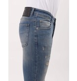 Mario Morato Sim Fit Stretch Jeans Herren mit Rissen – MM-S-104 – Blau