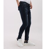 Mario Morato Herrenjeans Slim Fit Stretch mit Rissen – MM-S-107 – Blau