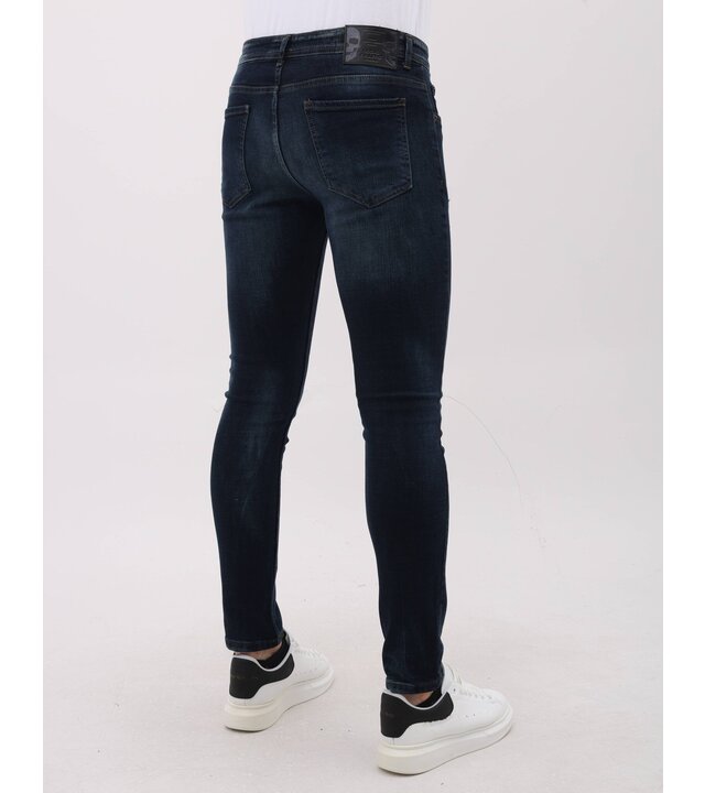 Mario Morato Herrenjeans Slim Fit Stretch mit Rissen – MM-S-107 – Blau