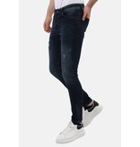 Mario Morato Herrenjeans Slim Fit Stretch mit Rissen – MM-S-107 – Blau
