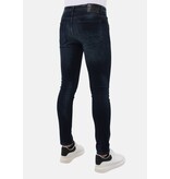 Mario Morato Herrenjeans Slim Fit Stretch mit Rissen – MM-S-107 – Blau