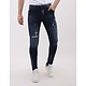 Stretchjeans Slim Fit mit Rissen – MM-S-112 – Blau