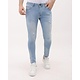 Slim Fit Stretch-Herrenjeans mit Farbe und Löchern – MM-S-108 – Blau