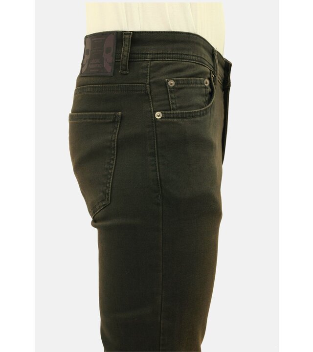 Mario Morato Jeans Herren Regular Fit - Herren Jeans Stretch - MMR-16 - Grün