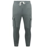 TopStar Home Suit Herren Erwachsene – Übergroßer Jogginganzug – Dick gewebt – Anthrazit