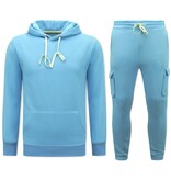 TopStar Jogginganzug Herren Erwachsene – Übergroßer Hausanzug – Dick gewebt – Blau TopStar Jogginganzug Herren Erwachsene – Übergroßer Hausanzug – Dick gewebt – Blau