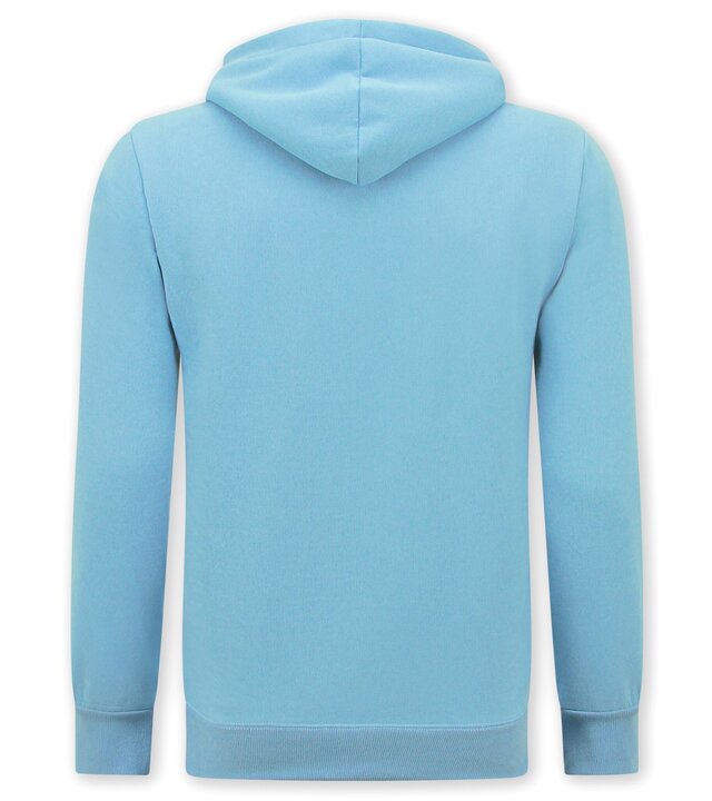 TopStar Jogginganzug Herren Erwachsene – Übergroßer Hausanzug – Dick gewebt – Blau