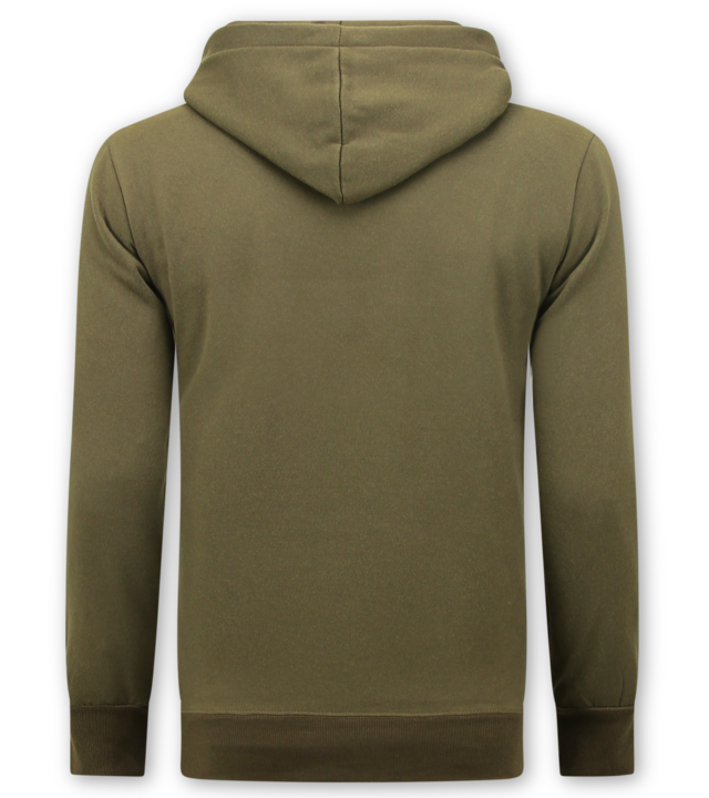 TopStar Herren-Trainingsanzüge für Erwachsene – Übergroßer Jogginganzug – Dick gewebt – Braun