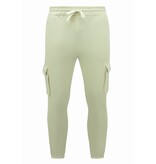 TopStar Trainingsanzug Herren – Übergroßer Jogginganzug – Dick gewebt – Beige