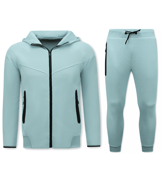 TopStar Herren-Trainingsanzüge für Erwachsene – Jogginganzug für Herren – 148 – Blau